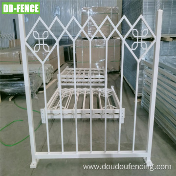 Decorative Outdoor Galvanized Ornamental Metal Garden Fence